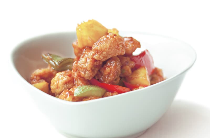 Thịt heo xào chua ngọt